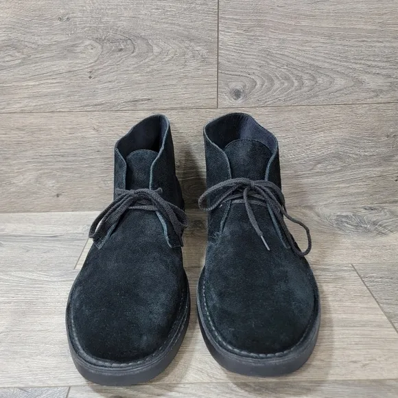 Clark's Black Bushacre Suede Lace Up Chukka Men’s Boots Size 12