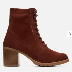Clarks Clarkwell Suede Heeled Boots