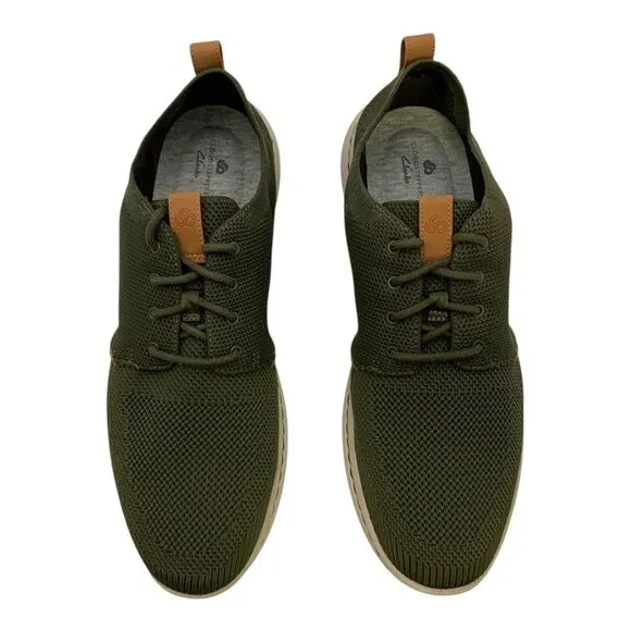 Clarks Cloudsteppers Step Urban Mix Sneaker Green Khaki US Men's 11M