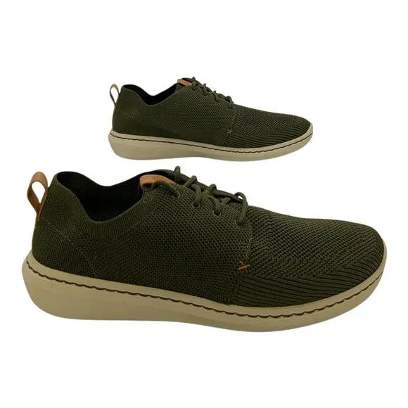 Clarks Cloudsteppers Step Urban Mix Sneaker Green Khaki US Men's 11M