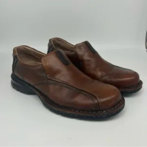 Clarks Gessler Step Loafers Slip on Leather Shoes