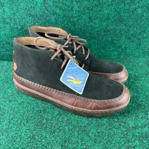 Clarks Hodson Mid Mens Size 12 Olive Green Suede Lace Up Chukkas Boots Leather