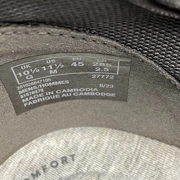 Clarks Step Urban Sneakers Mens 11.5 M Gray Casual Dress Shoes Modern Minimal