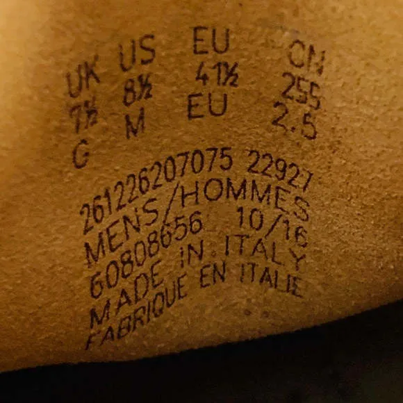 CLARKS Tan Leather Moccasin Lace-Up Shoes