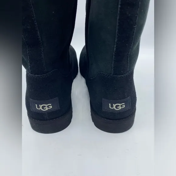Classic Black Suede‎ Boots Ugg