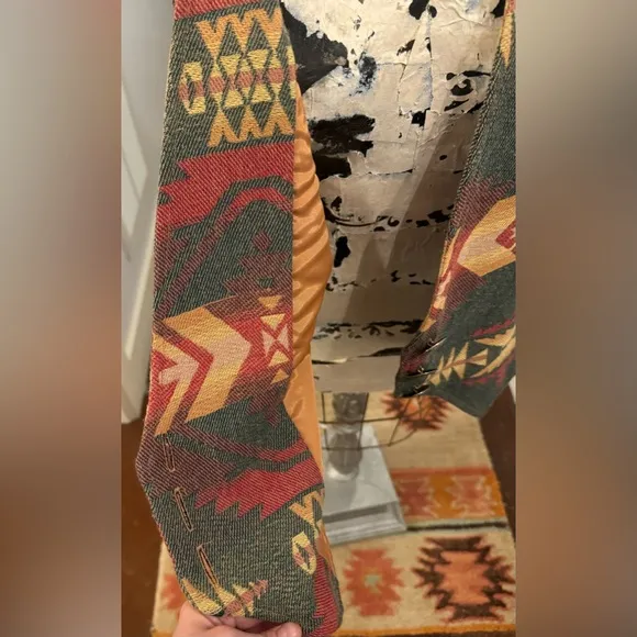 Classic Vintage 100% Wool Double D Ranch Western Vest!