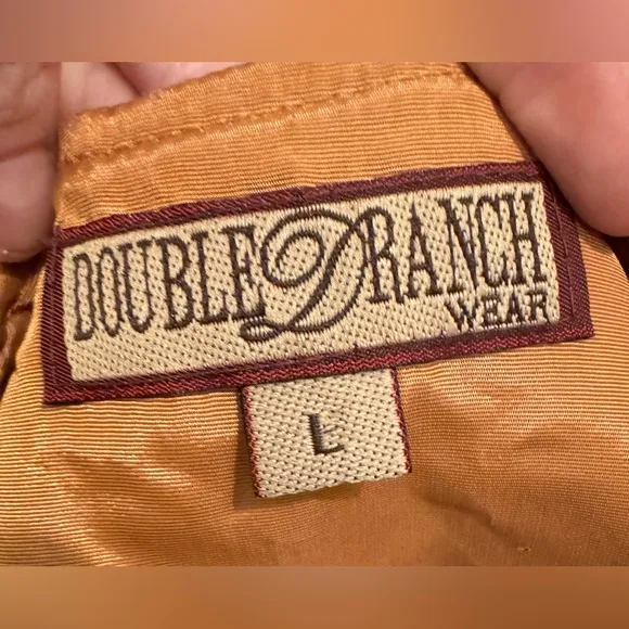 Classic Vintage 100% Wool Double D Ranch Western Vest!