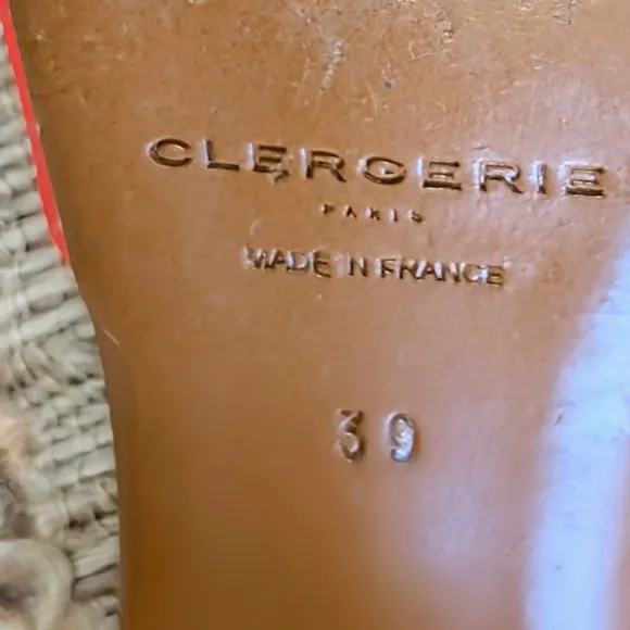 Clergerie Lendy Ruched Leather Slides in Red
