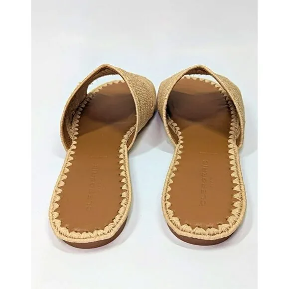 Clergerie Women's Ineni Woven Slide Sandals in Paille Naturel Size 9.5 MSRP $375