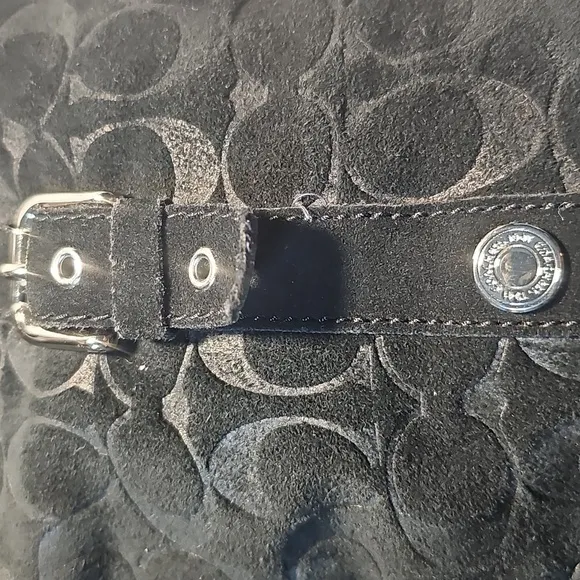 Coach Black Suede lined Boots