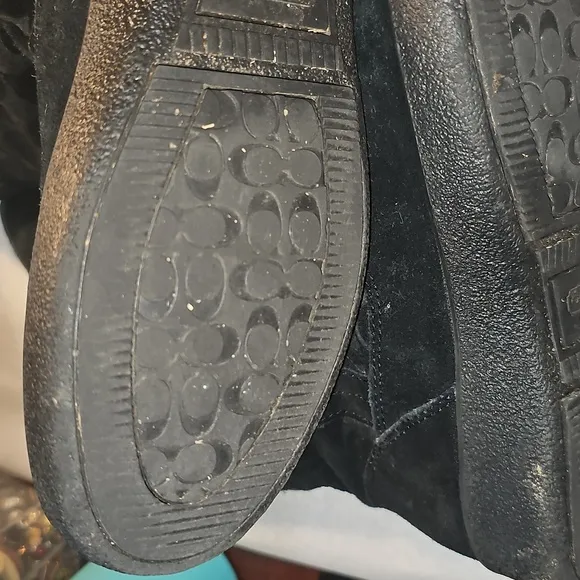 Coach Black Suede lined Boots