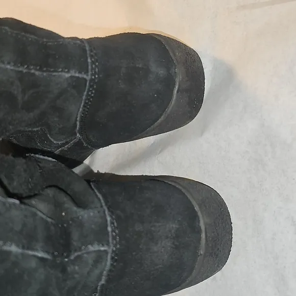 Coach Black Suede lined Boots