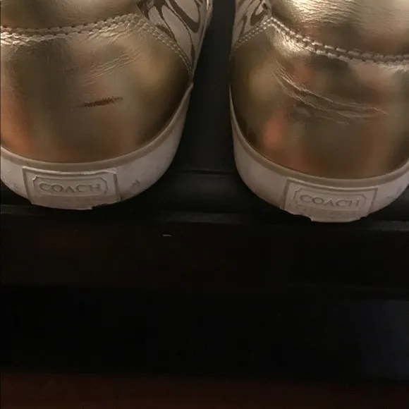 Coach Brown Beal Signature Slip on Loafer Sneakers