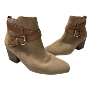 Coach Pauline Tan Suede Leather Boots