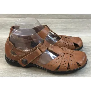 Cobb Hill By New Balance Paige Womens Sandal 8.5M Brown Leather Fisherman
