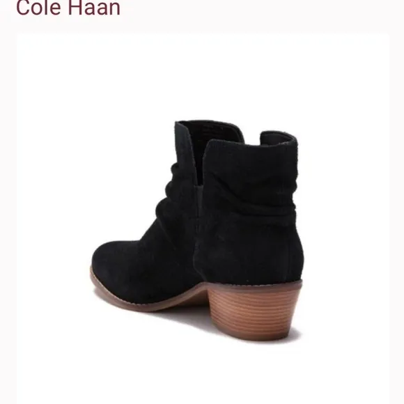 Cole Haan Alayna Slouch Suede Bootie NWOT