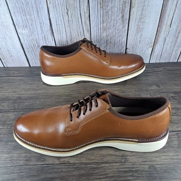 Cole Haan Grand Ambition Postman Oxford Shoes Men's Sz 11 M Tan Brown (VGC)