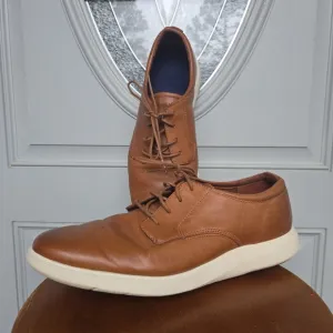 Cole Haan Grand Essex Men's Leather Oxford Shoes Tan Ivory