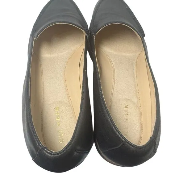 Cole Haan Grand OS The Go-To Loafer Black Leather Womens Shoes Size 6.5 B W16082