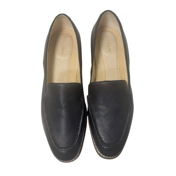 Cole Haan Grand OS The Go-To Loafer Black Leather Womens Shoes Size 6.5 B W16082