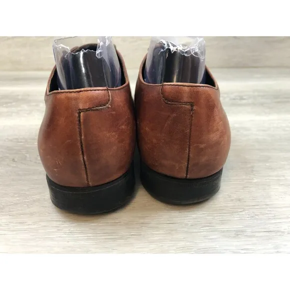 Cole Haan Henry Grand C10720 Men's US 10.5M Brown Leather Lace-Up Oxford Shoes