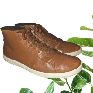 Cole Haan Men's Brown Leather Grand Crosscourt High Top Sneaker  Sz 11M C26960