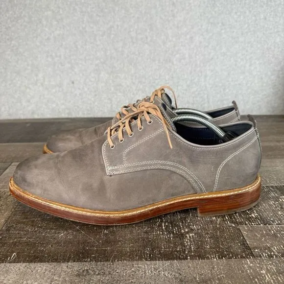 Cole Haan Mens Size 11.5 Tyler Grand #C25106 Leather Nubuck Lace Up Shoes Tan