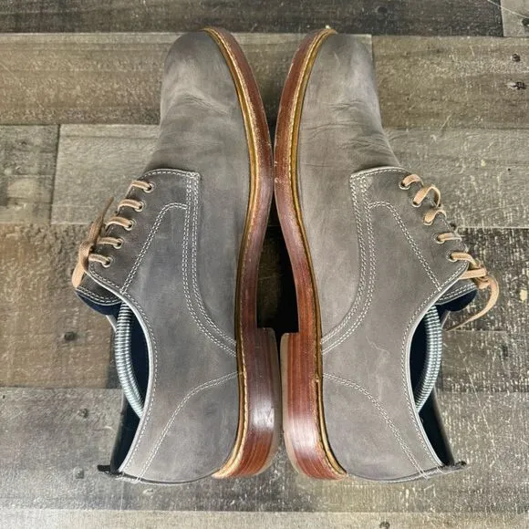 Cole Haan Mens Size 11.5 Tyler Grand #C25106 Leather Nubuck Lace Up Shoes Tan