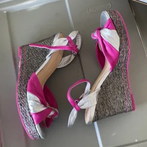COLE HAAN MULTI-COLOR WEDGES SANDALS SHOES SIZE 6 MSRP $107.00 BRAND NEW