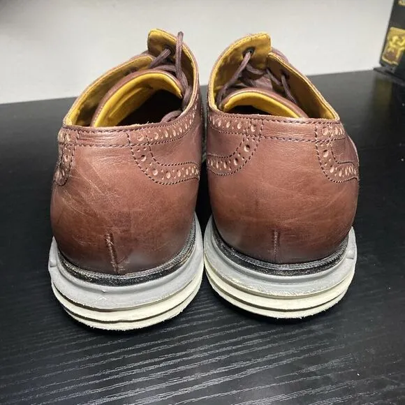 Cole Haan OriginalGrand Wingtip Oxford Shoes Brown Leather C31546 Mens Size 13