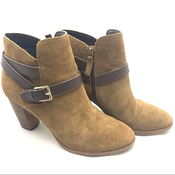 Cole Haan Suede Leather Ankle Boots 8B