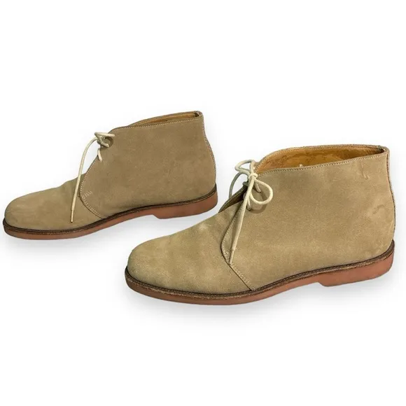 COLE HAAN Tan Suede Chukka Boots