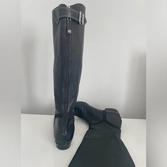COLE HANN CLASSIC LEATHER KNEE BOOTS