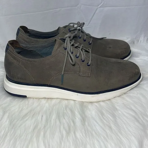 Cole Haan Grand 360 Dark Grey Lace Up Oxford C34545 Sz 11.5