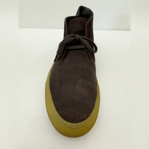 Common Projects Grey Leather Suede Chukka Boots Hightop Sneaker