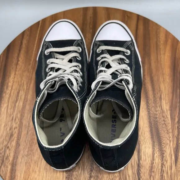 Converse All Star Chuck Taylor Shoes Mens Size 9 Hi Tops Black Skate Sneakers