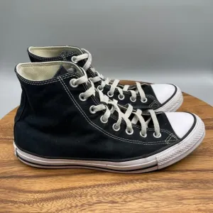 Converse All Star Chuck Taylor Shoes Mens Size 9 Hi Tops Black Skate Sneakers