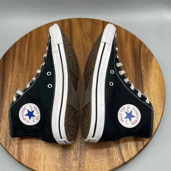 Converse All Star Chuck Taylor Shoes Mens Size 9 Hi Tops Black Skate Sneakers