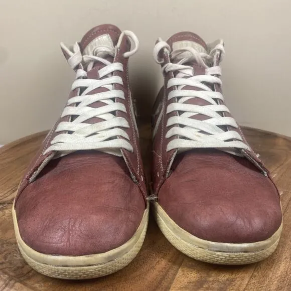 Converse All Star John Varvatos Mens Unreleased SAMPLE Red Leather Size 11 Shoes