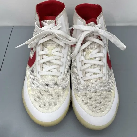 Converse All Star Pro BB Then &amp; Now Sneakers Shoes Basketball White Red Mens 9