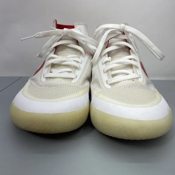 Converse All Star Pro BB Then &amp; Now Sneakers Shoes Basketball White Red Mens 9