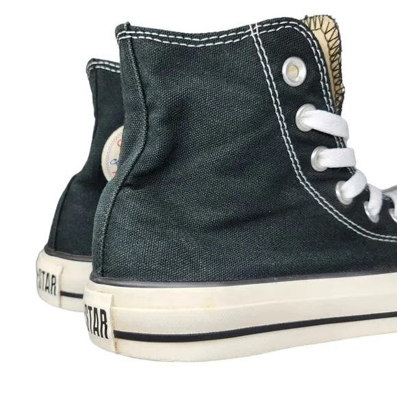 Converse All Star Shoes Womens 6 Black White Classic High Tops Skater Grunge