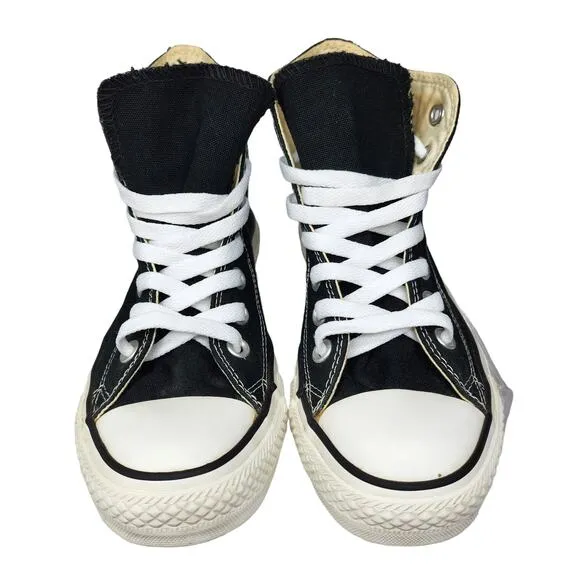 Converse All Star Shoes Womens 6 Black White Classic High Tops Skater Grunge