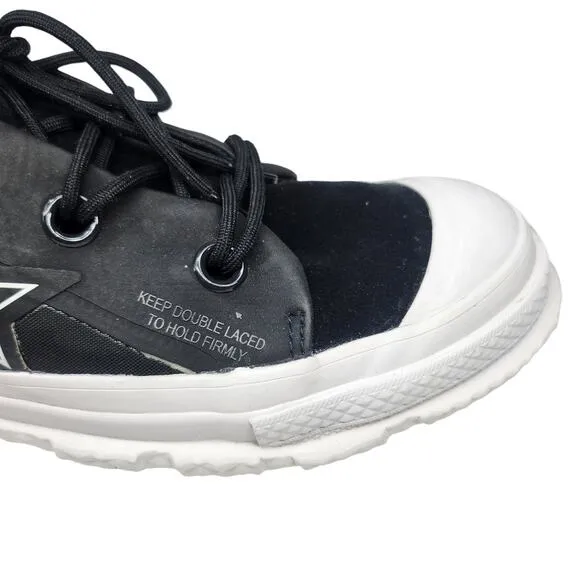 Converse All Star Shoes Womens 9.5 Mens 7.5 Gortex Black White Special Edition