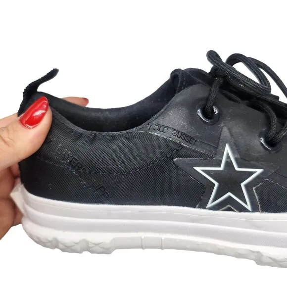 Converse All Star Shoes Womens 9.5 Mens 7.5 Gortex Black White Special Edition