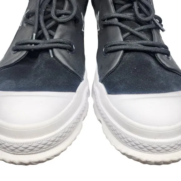 Converse All Star Shoes Womens 9.5 Mens 7.5 Gortex Black White Special Edition