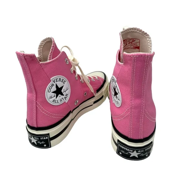 Converse Chuck 70 Plus High Top Shoes Skate Canvas Pink Women's Size A05466C