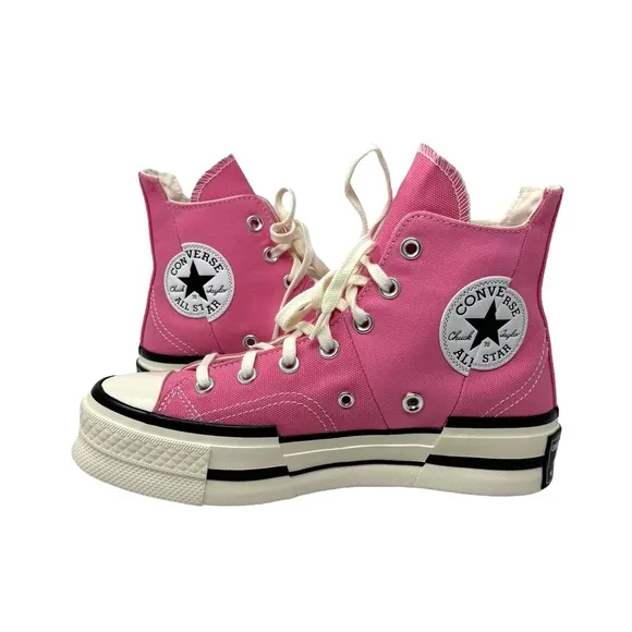 Converse Chuck 70 Plus High Top Shoes Skate Canvas Pink Women's Size A05466C