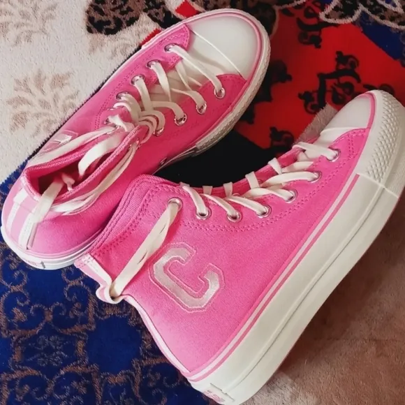 Converse Chuck Taylor All Star Lift Platform Varsity Shoes Size 7 for Wome