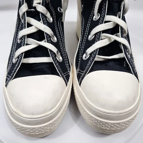 Converse Chuck Taylor Chuck 70 De Luxe Heel Shoes Black W8 M6 Platform A05347C